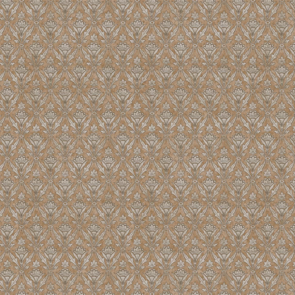 0251BHFOILZ - Borough High St Wallpaper - Gold - Little Greene