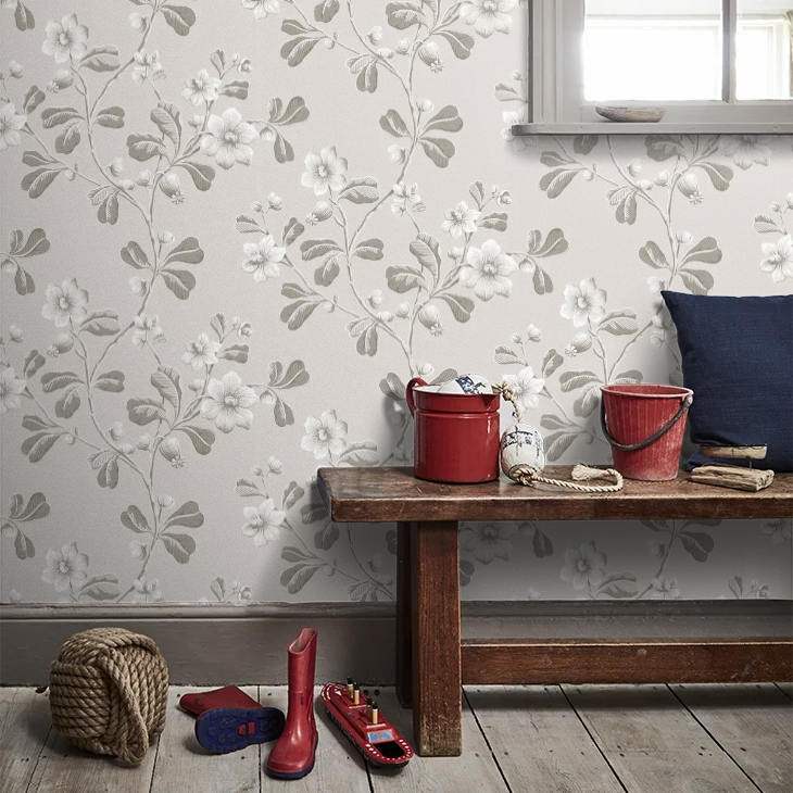 0251BRPITCH - Broadwick St Wallpaper - Pitch - Little Greene