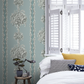 0251CBARCHI - Chelsea Bridge Wallpaper - Archive Blue - Little Greene