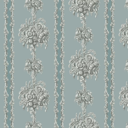 0251CBARCHI - Chelsea Bridge Wallpaper - Archive Blue - Little Greene
