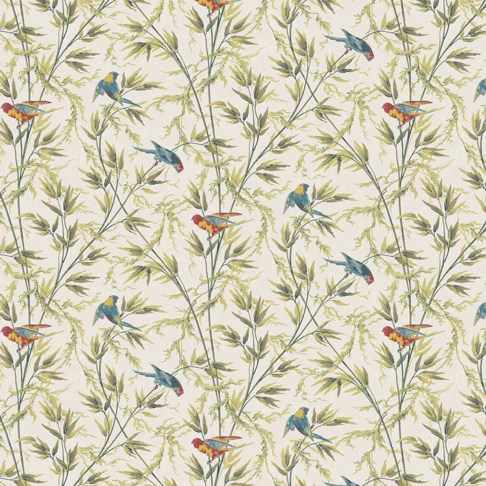 0251GOTROPI - Great Ormond St Wallpaper - Tropical - Little Greene