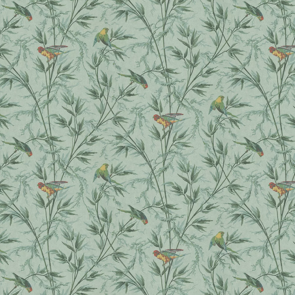 0251GOVERDI - Great Ormond St Wallpaper - Aqua and Green - Little Greene