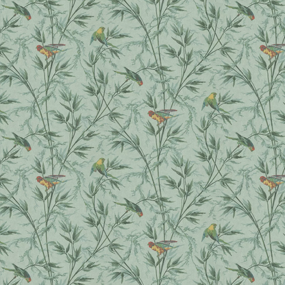 0251GOVERDI - Great Ormond St Wallpaper - Aqua and Green - Little Greene