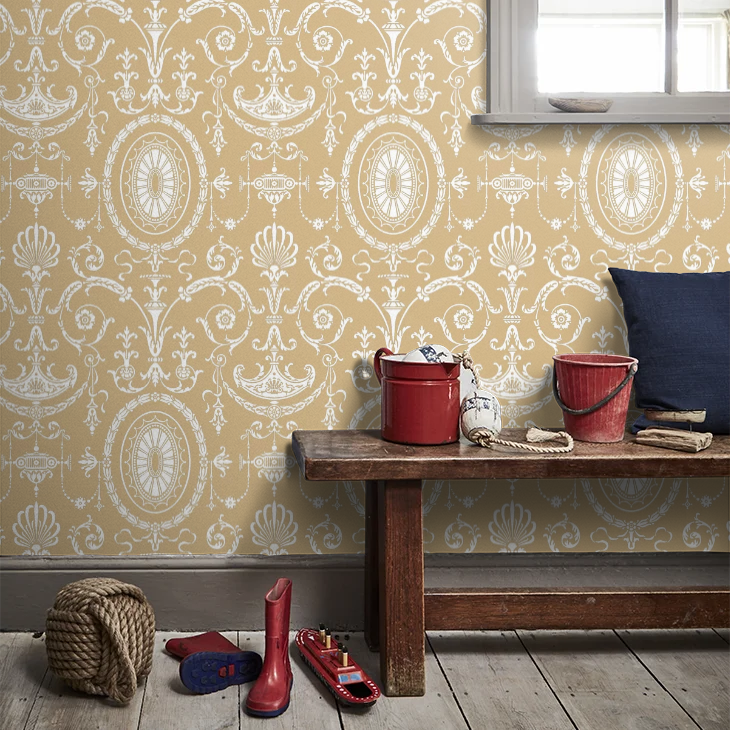 0251PMVERME - Pall Mall Wallpaper - Vermeer - Little Greene
