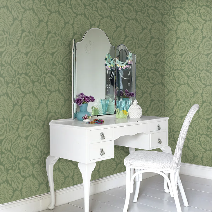 0251PROAKES - Palace Road Wallpaper - Oakes - Little Greene