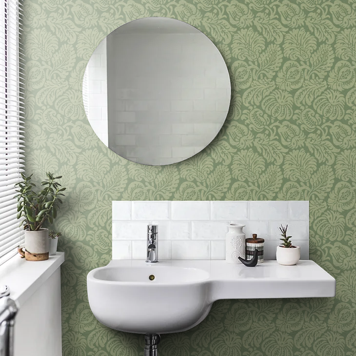 0251PROAKES - Palace Road Wallpaper - Oakes - Little Greene