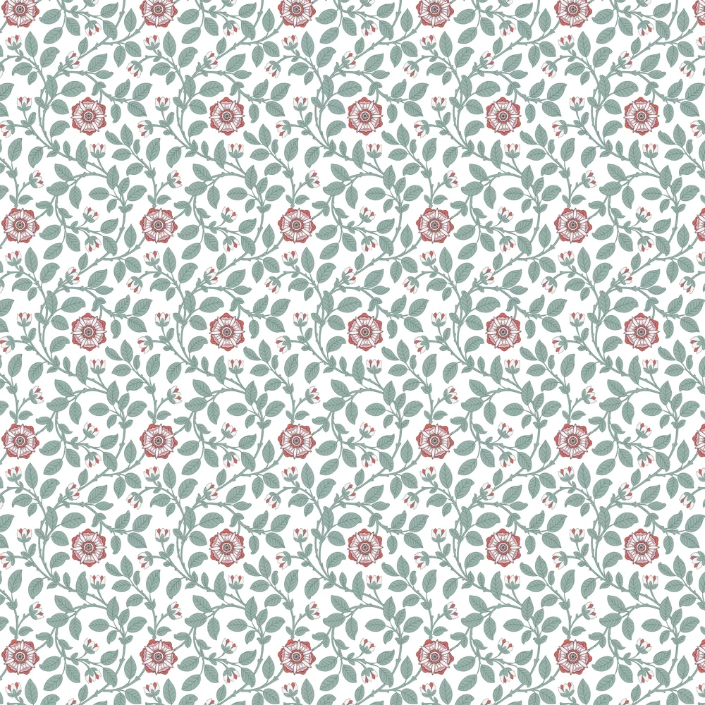 0251RGDORCA - Richmond Green Wallpaper - Dorcas - Little Greene