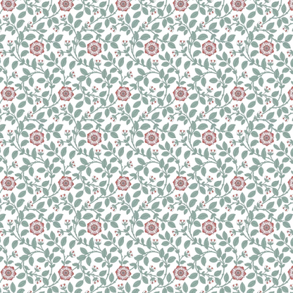 0251RGDORCA - Richmond Green Wallpaper - Dorcas - Little Greene