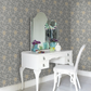 0251RGPLATI - Richmond Green Wallpaper - Platinum - Little Greene