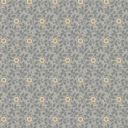 0251RGPLATI - Richmond Green Wallpaper - Platinum - Little Greene