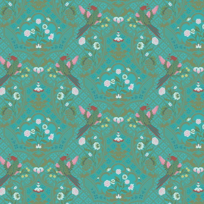 0256BREMPRE - Brodsworth Wallpaper - Empress - Little Greene