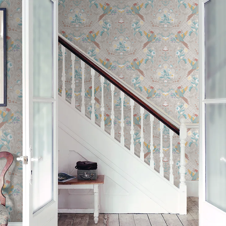 0256BRTRIUM - Brodsworth Wallpaper - Triumph - Little Greene