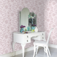 0256BSHELLE - Bedford Square Wallpaper - Hellebore - Little Greene