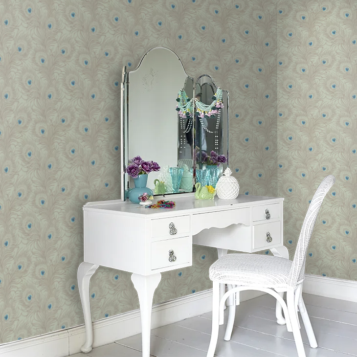 0256CTCOPPE - Carlton House Terrace Wallpaper - Copper - Little Greene
