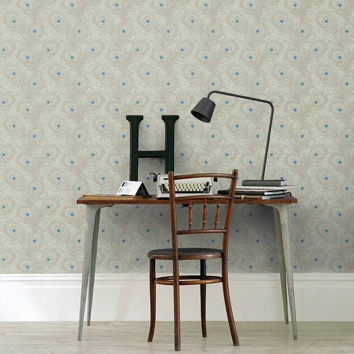 0256CTCOPPE - Carlton House Terrace Wallpaper - Copper - Little Greene