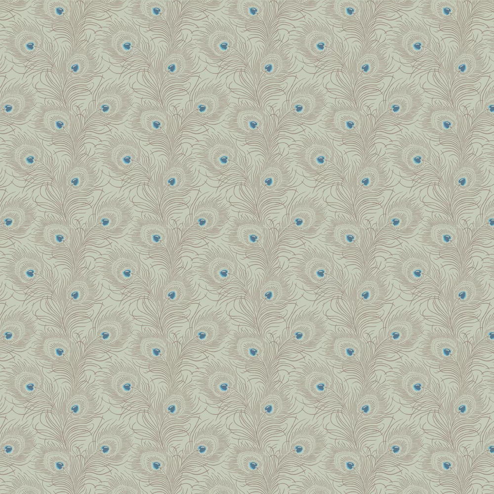 0256CTCOPPE - Carlton House Terrace Wallpaper - Copper - Little Greene