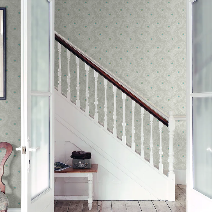 0256CTPOMPO - Carlton House Terrace Wallpaper - Pompon - Little Greene