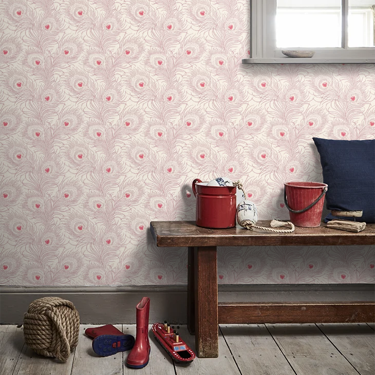 0256CTVALEN - Carlton House Terrace Wallpaper - Valentine - Little Greene