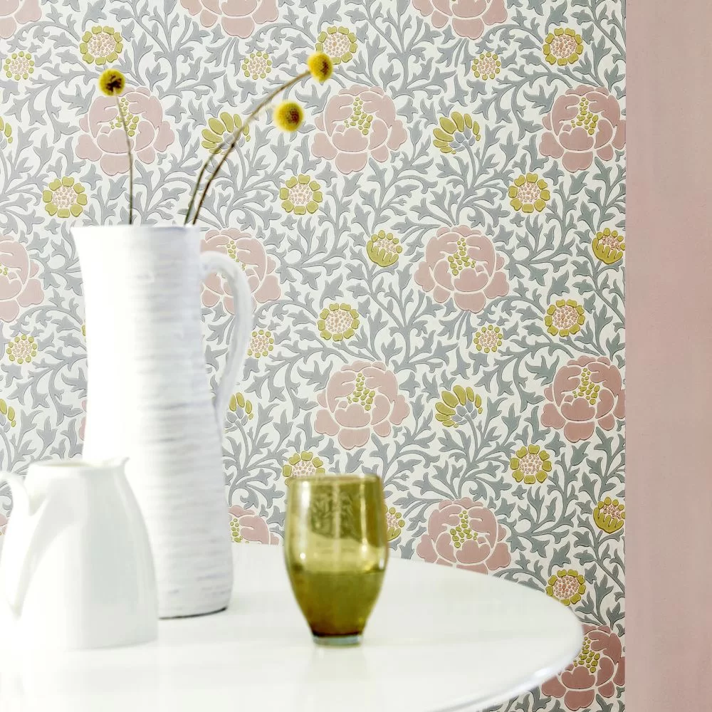 0256LWNORDI - Lansdowne Walk Wallpaper - Nordic - Little Greene