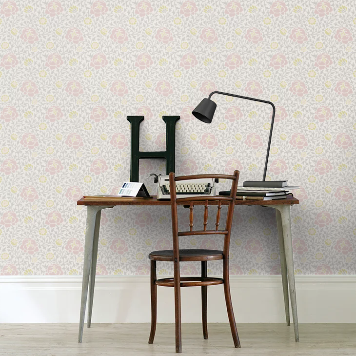 0256LWNORDI - Lansdowne Walk Wallpaper - Nordic - Little Greene