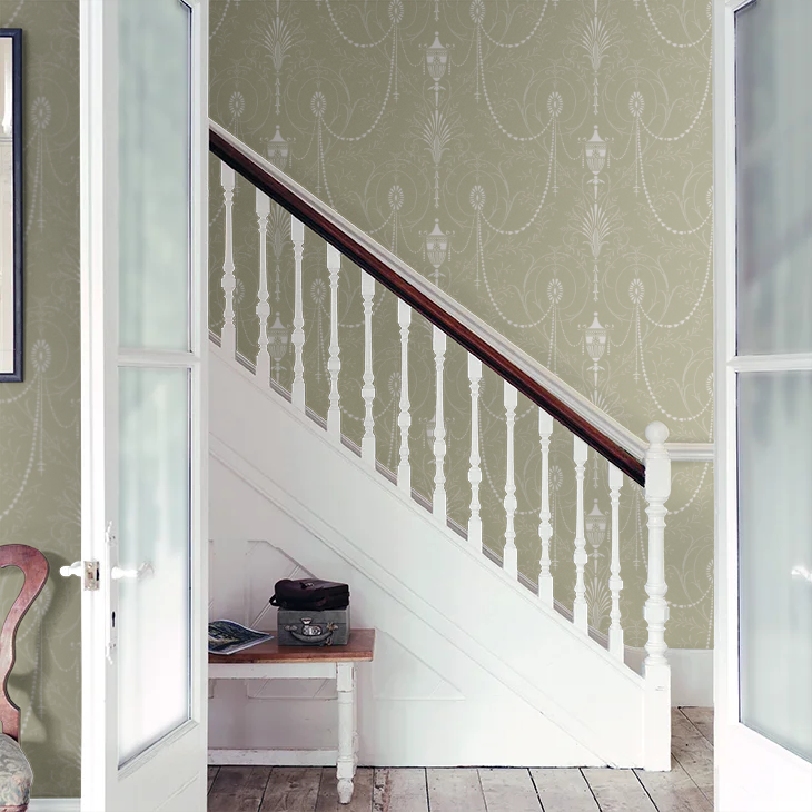0256MAEARLZ - Marlborough Wallpaper - Earl - Little Greene