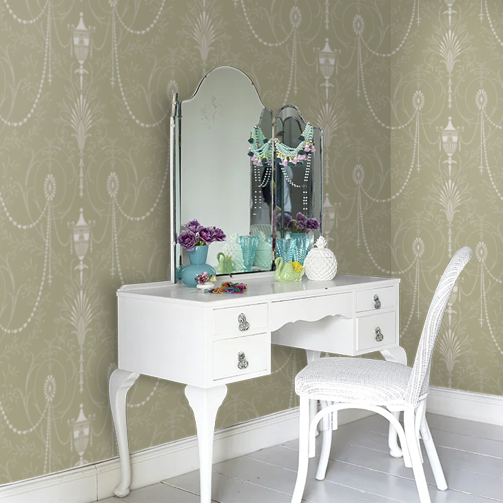 0256MAEARLZ - Marlborough Wallpaper - Earl - Little Greene