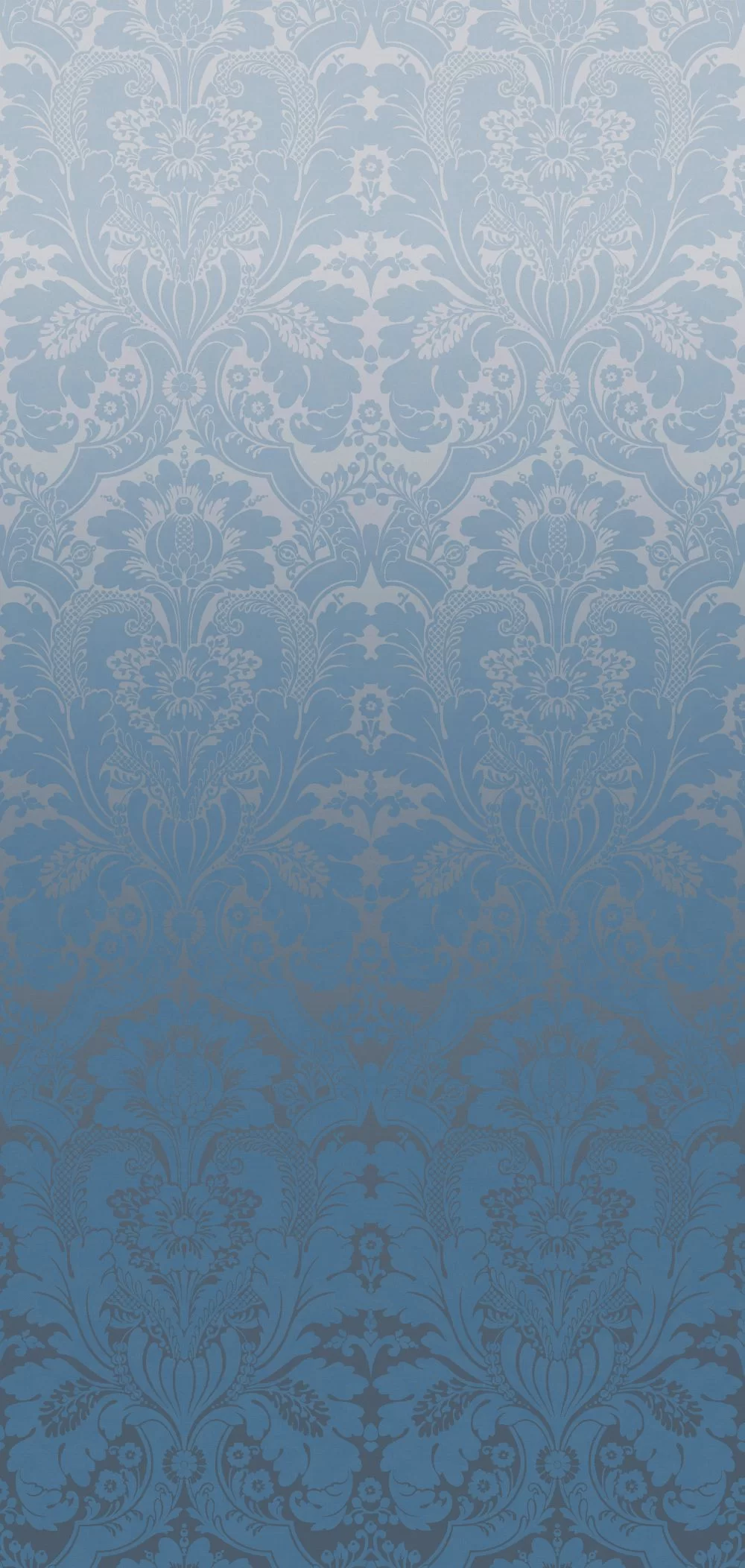 0256SJCOBAL - St James's Park Wallpaper Mural - Cobalt Fade - Little Greene