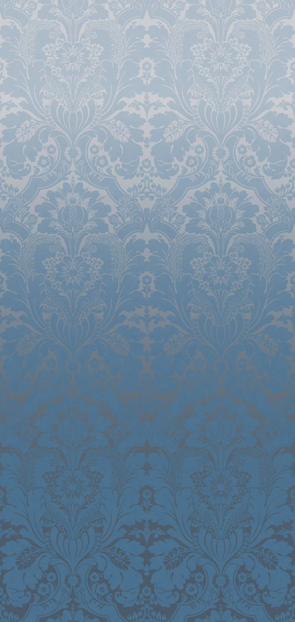 0256SJCOBAL - St James's Park Wallpaper Mural - Cobalt Fade - Little Greene