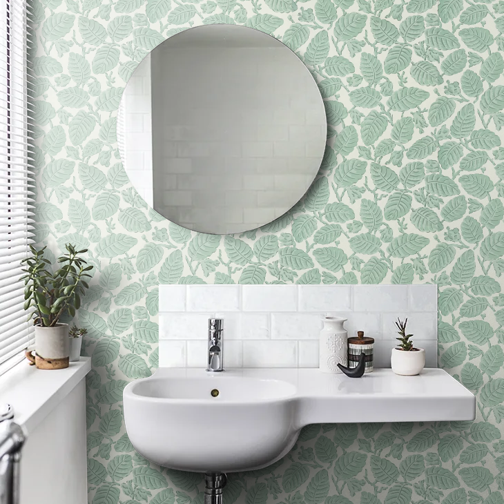 0260BERUBIN - Beech Nut Wallpaper - Rubine - Little Greene