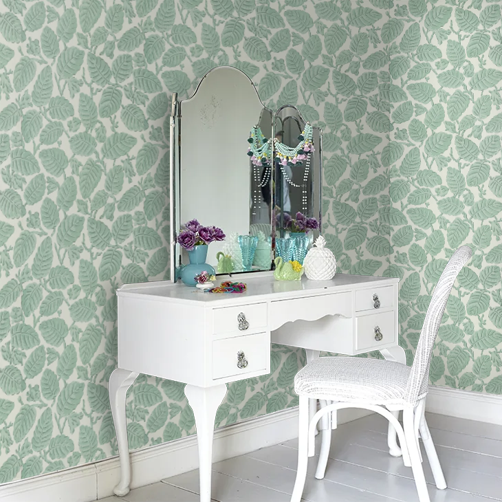 0260BERUBIN - Beech Nut Wallpaper - Rubine - Little Greene
