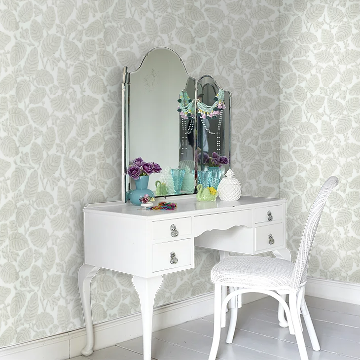 0260BEWARMZ - Beech Nut Wallpaper - Warm Grey - Little Greene