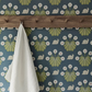 0260BUJUNIP - Burges Snail Wallpaper - Juniper - Little Greene