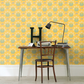 0260BULEMON - Burges Snail Wallpaper - Lemon - Little Greene