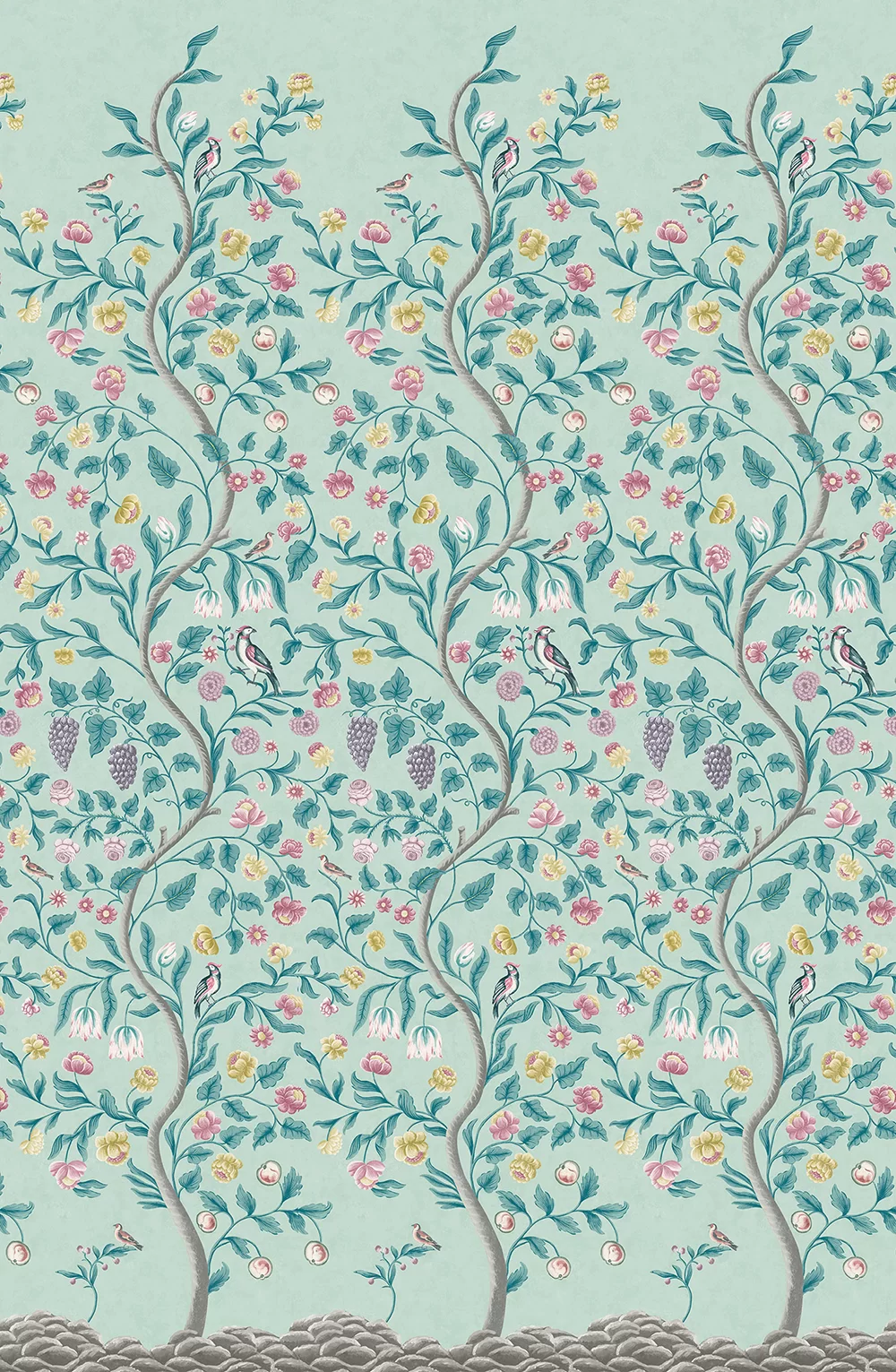 0260MDARCHI - Mandalay Wallpaper Mural - Archipelago - Little Greene