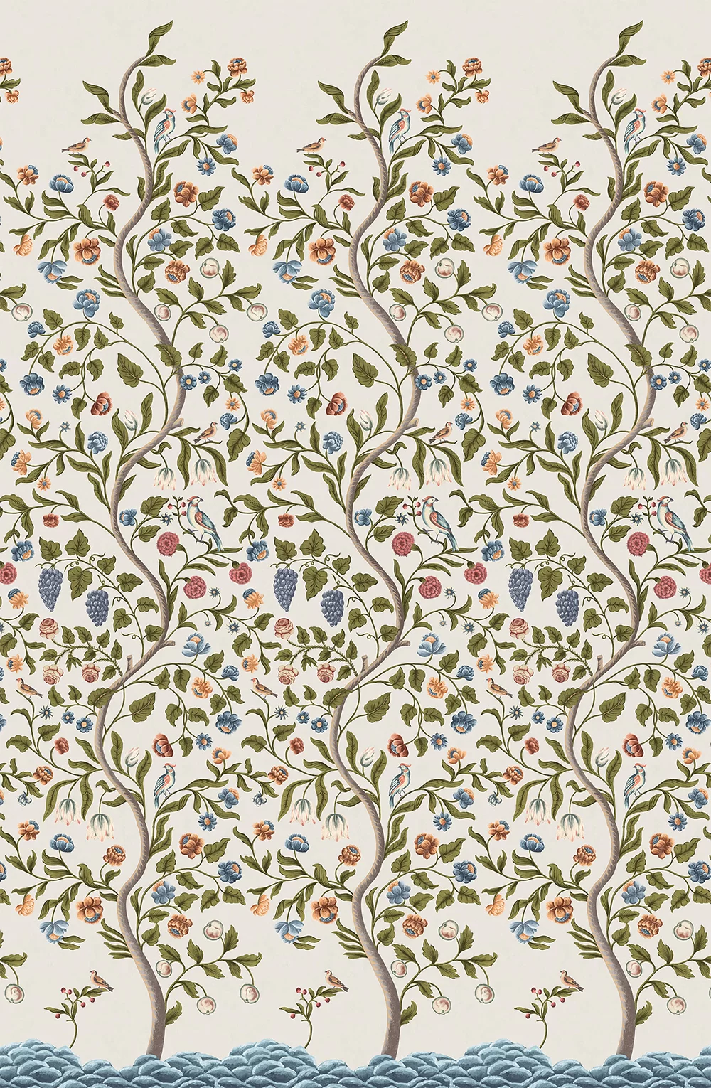 0260MDCEVIC - Mandalay Wallpaper Mural - Ceviche - Little Greene