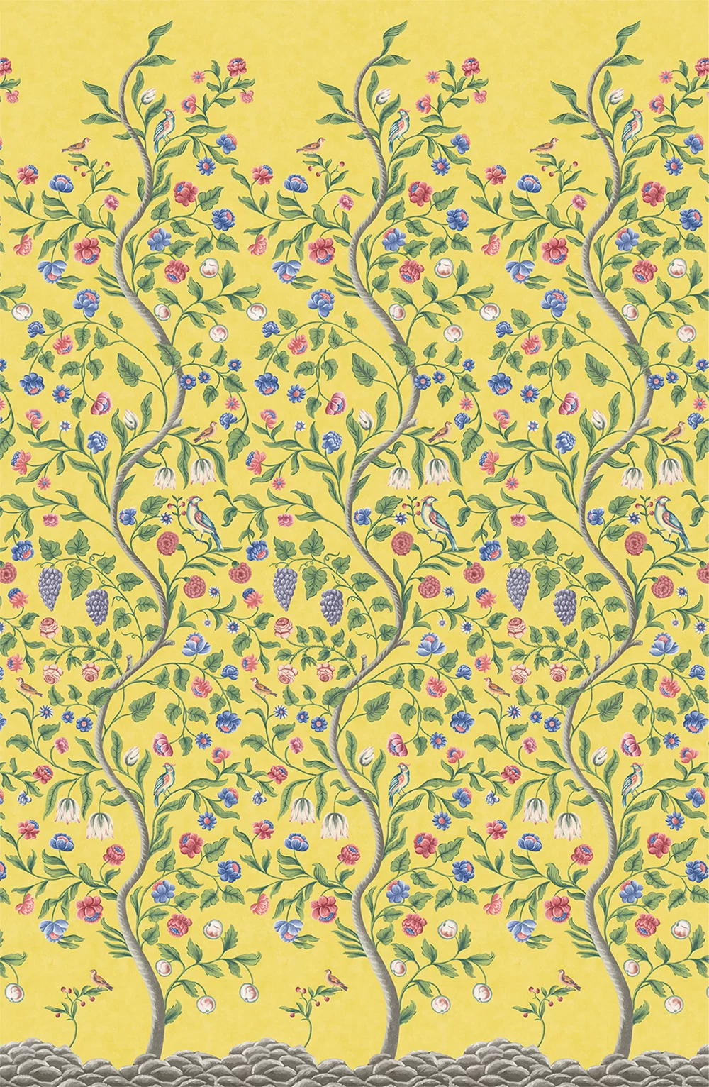 0260MDPOLLE - Mandalay Wallpaper Mural - Pollen - Little Greene
