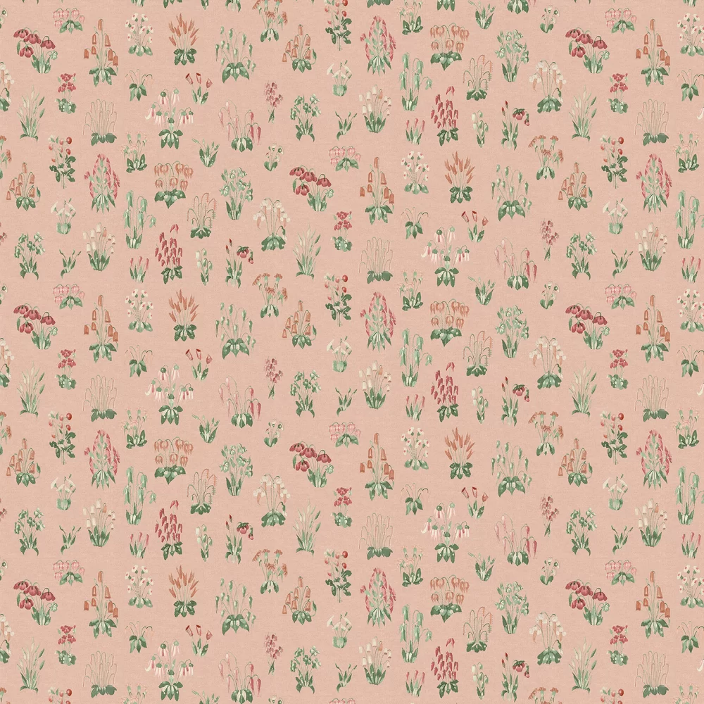0260MFMASQU - Millefleur Wallpaper - Masquerade - Little Greene