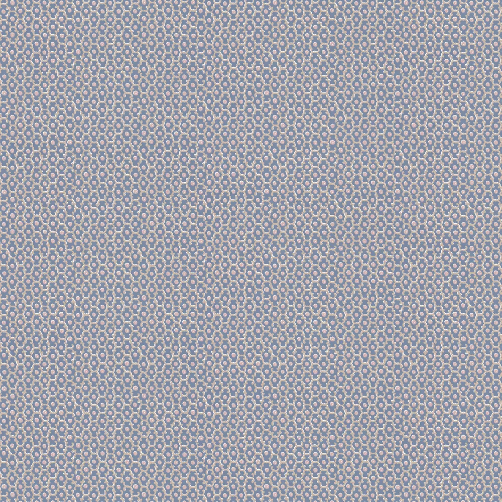 0260MOBLUEZ - Moy Wallpaper - Blue - Little Greene