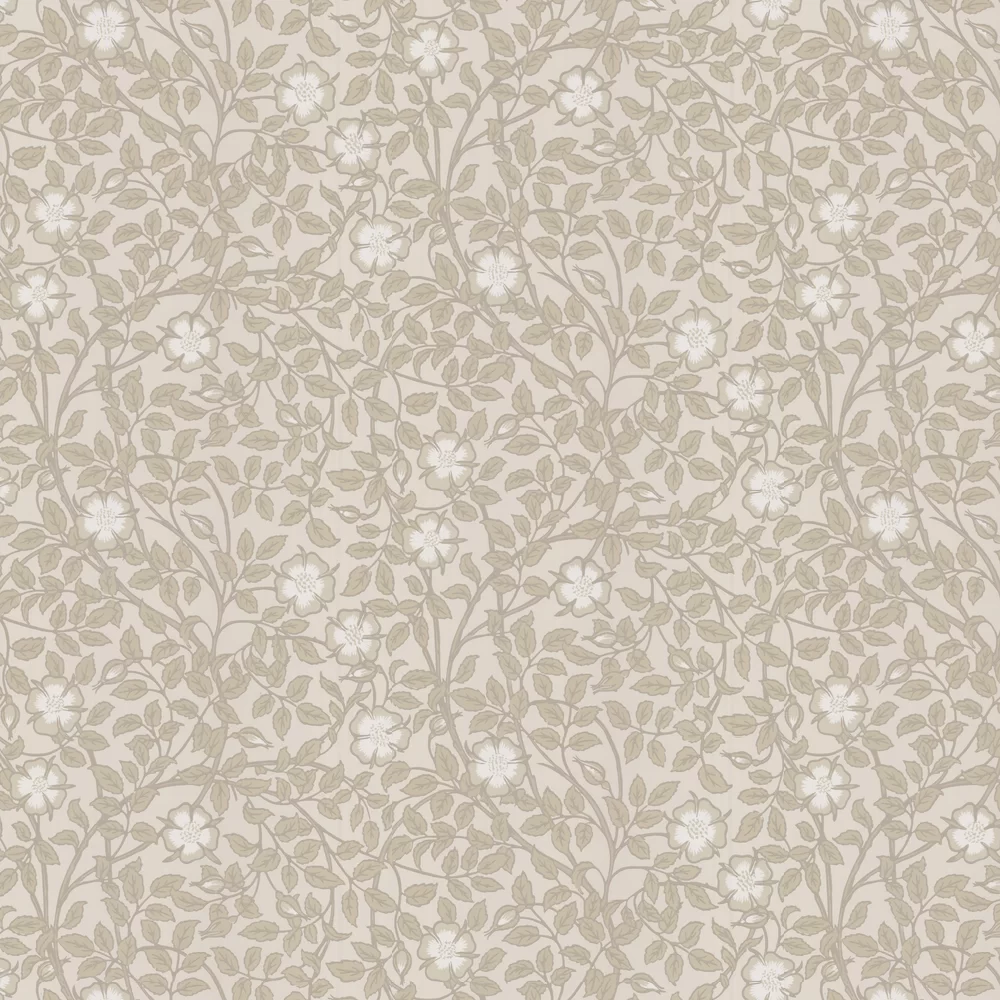 0263BRGSTON - Briar Rose Wallpaper - Green Stone - Little Greene
