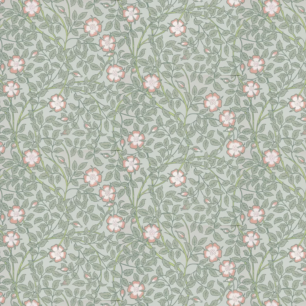 0263BRSALIX - Briar Rose Wallpaper - Salix - Little Greene