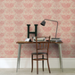0263DACARMI - Dahlia Scroll Wallpaper - Carmine - Little Greene