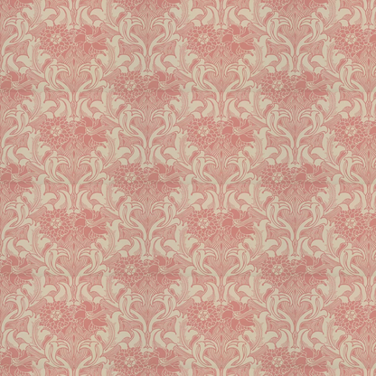 0263DACARMI - Dahlia Scroll Wallpaper - Carmine - Little Greene