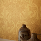 0263DAGIALL - Dahlia Scroll Wallpaper - Giallo - Little Greene