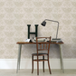 0263DAMIRRO - Dahlia Scroll Wallpaper - Mirror - Little Greene