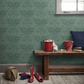 0263DATEAWI - Dahlia Scroll Wallpaper - Tea with Florence - Little Greene