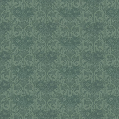 0263DATEAWI - Dahlia Scroll Wallpaper - Tea with Florence - Little Greene