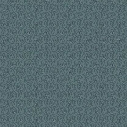0263HOAIRFO - Hoja Wallpaper - Air Force Blue - Little Greene