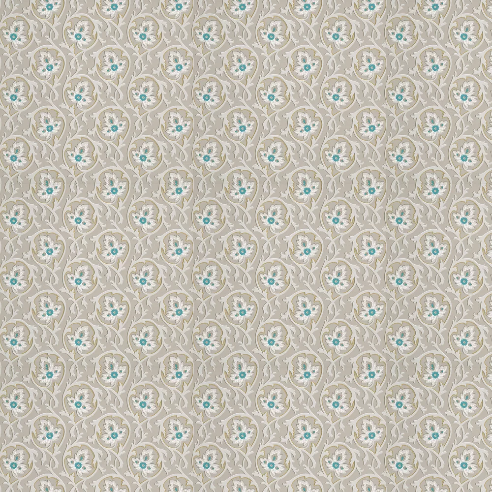0263HOCOOLA - Hoja Wallpaper - Cool Arbour - Little Greene