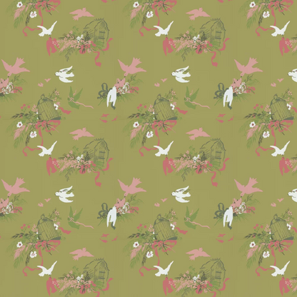 0263VOGARDE - Volieres Wallpaper - Garden - Little Greene