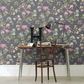 0267ADARQUE - Aderyn Wallpaper - Arquerite Dark - Little Greene